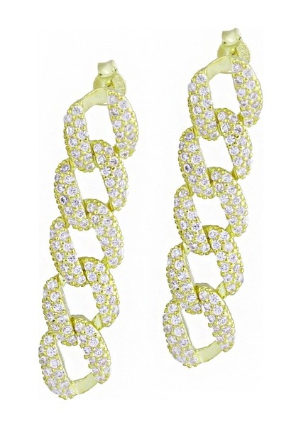 Gürmet Gümüş Küpe KP2221, 925 Ayar Gümüş