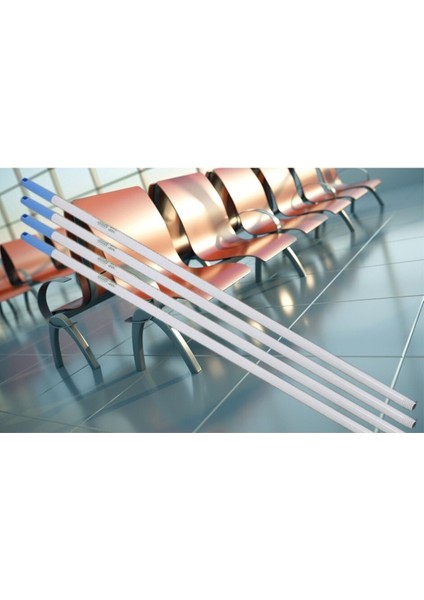 Uyumlu Süpürge Mop Yedek Vidalı Metal Sap 1 Adet