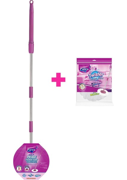 Paspas ve Mop Twister Yedek Sapleri ile Temizlik Keyfi 255X Serisi Beyaz