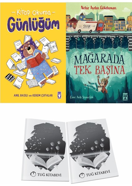 Kitap Okuma Günlüğüm ve Mağarada Tek Başına + Hediyeli