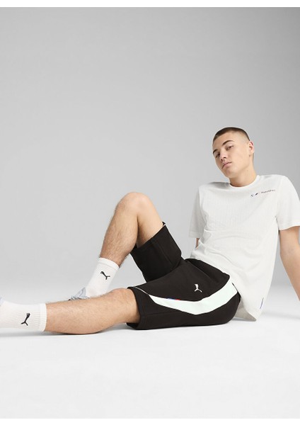 63061801 Bmw Mms Sweat Shorts Puma Beyaz Regular Fit Erkek Şort