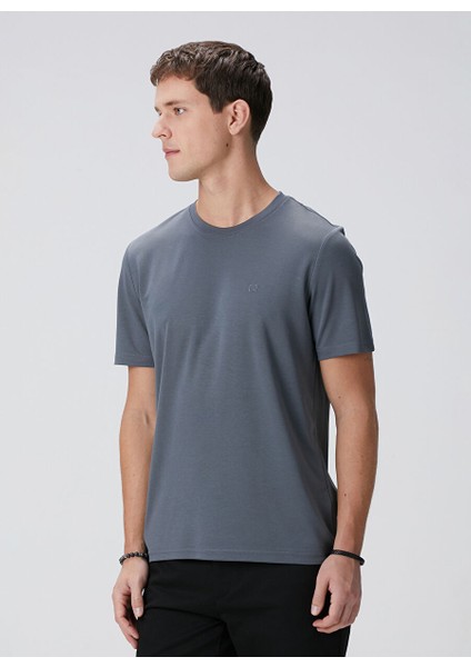 Antrasit Erkek Slim Fit T-Shirt 1094077 fırsatları