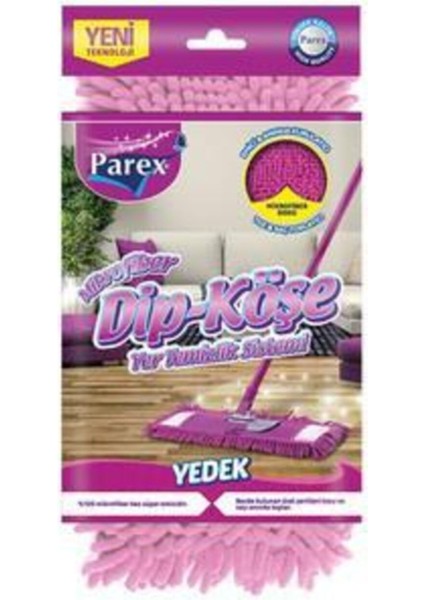 Mikrofiber Dip Köşe Yedek, Pratik ve Temizliğe Uygun Yedek Parça