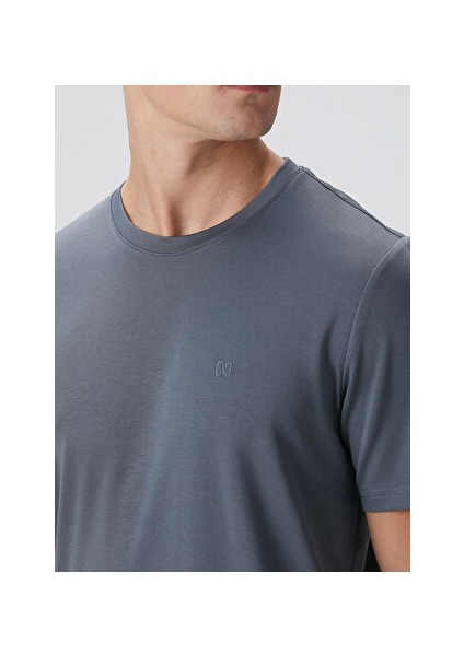 Antrasit Erkek Slim Fit T-Shirt 1094077