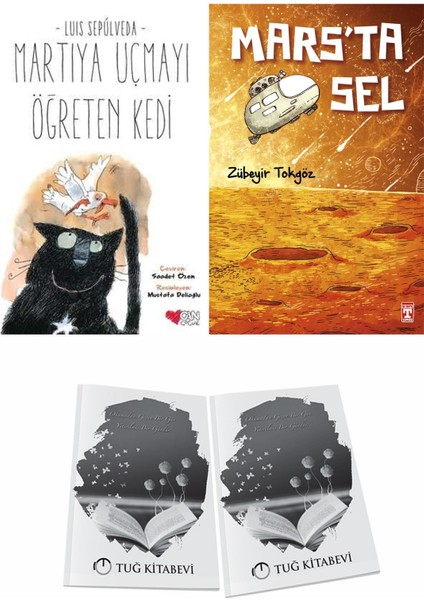 Martıya Uçmayı Öğreten Kedi ve Marsta Sel + Hediyeli