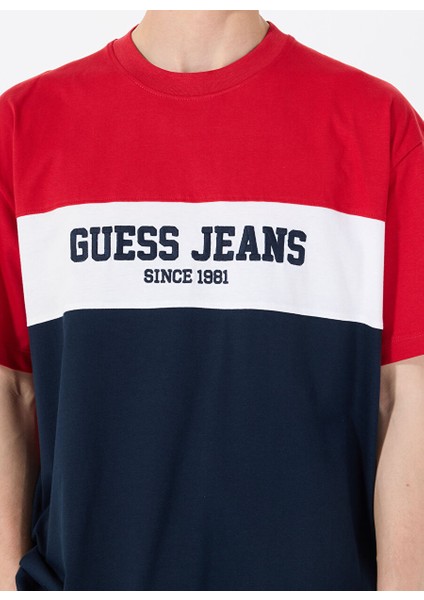 Çok Renkli Erkek Oversized Desenli T-Shirt M5GI45K8FQ4F7TW Gj Ss Cn Os Horızo fırsatları