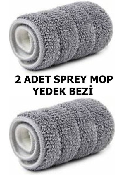 Iki Adet Mikro Fiber Sprey Mop Yedek Bezi, Temizlik Kolaylığı Sağlar