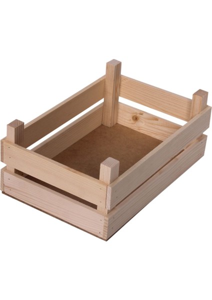 Küçük Ahşap Kasa, 18CM, 13CM, 5cm, Kahverengi, Şık ve Pratik Saklama Çözümü