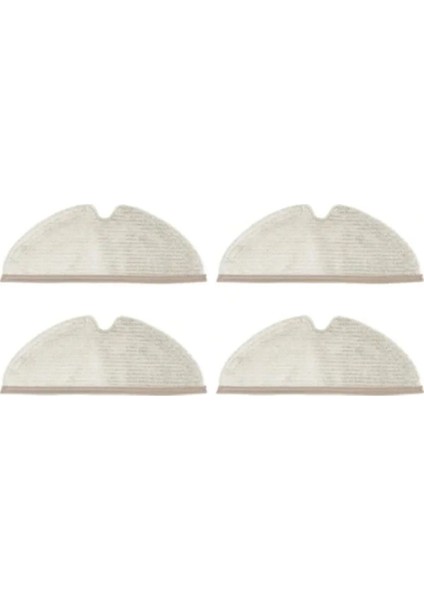 Q7 Max Serisi Robot Süpürge Için 4'lü Mop Bezi Yedek Parça Seti