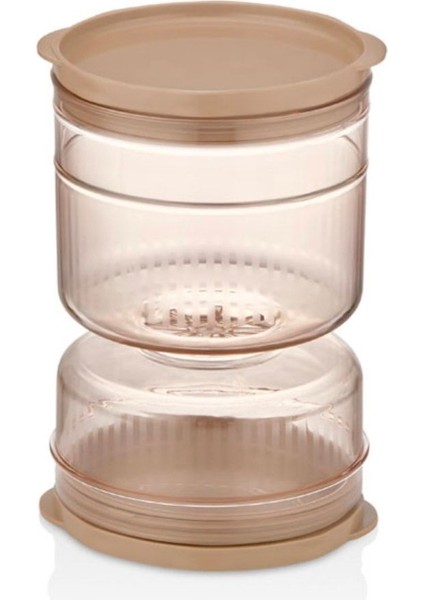 1250 ml Metalik Peynir ve Turşu Kabı, Şık ve Kullanışlı Mutfak Saklama Çözümü indirimleri