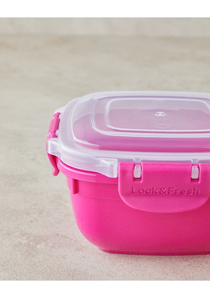 Pembe Plastik Saklama Kabı 575/1075 Ml, Şık ve Pratik Mutfak Gereci modelleri