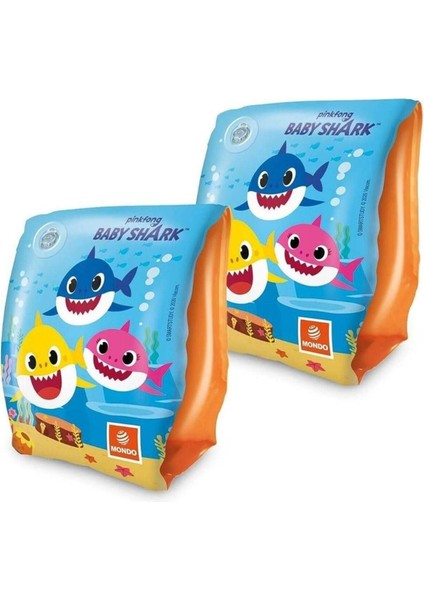Mavi Baby Shark Kolluk 25 x 15 Cm, Yumuşak ve Şık Çocuk Koruyucu Aksesuar