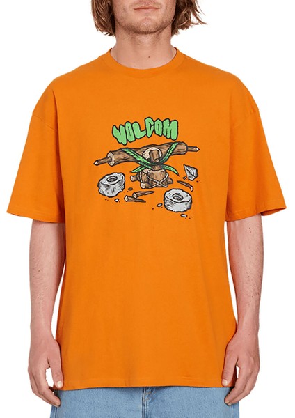 Turuncu Erkek T-Shirt A5212306_VOLCOM Fa Todd Bratrud Lse