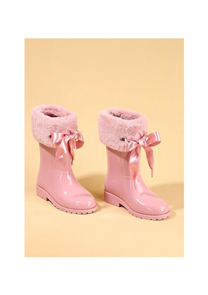 Pembe Kız Çocuk Yağmur Botu W10239 Campera Charol Soft 010 Rosa