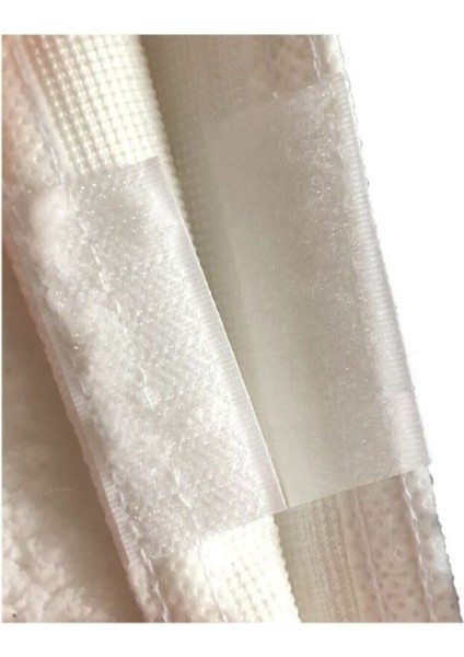 Yıkanabilir Peluş Cam Mop Bezi, 45 Cm, Yedek, Beyaz, 1 Adet fiyatları