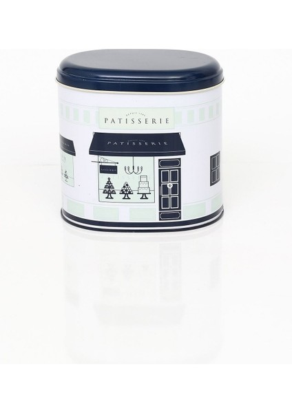 Renkli Desenli Oval Metal Saklama Kabı 11X15 Cm, Sağlıklı ve Şık Mutfak Gereçleri fiyatları