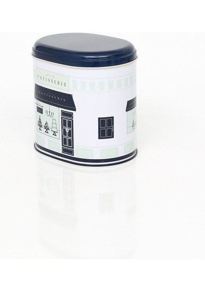 Renkli Desenli Oval Metal Saklama Kabı 11X15 Cm, Sağlıklı ve Şık Mutfak Gereçleri modelleri