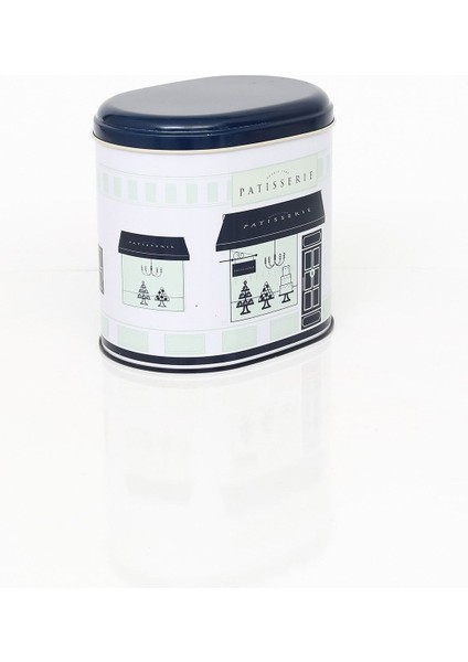 Renkli Desenli Oval Metal Saklama Kabı 11X15 Cm, Sağlıklı ve Şık Mutfak Gereçleri indirimleri