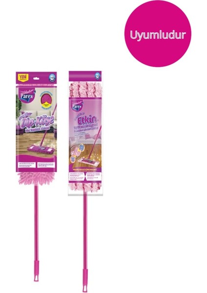 Mikrofiber Dip Köşe ve Yer Temizlik Sistemi Yedek Parça modelleri