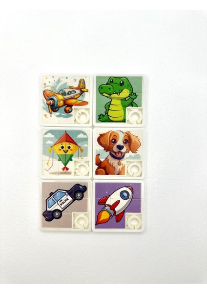 Renkli Hayvanlar Bul Tak 12-36 Ay Puzzle Eğlence Seti fırsatları