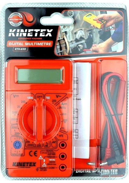 Dijital Multimetre KTX-659 (5047)