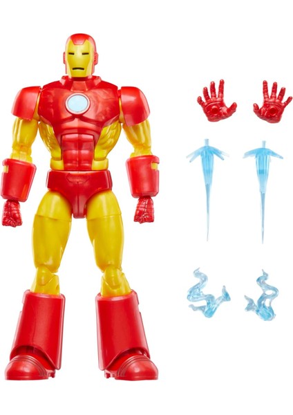 Efsaneler Serisi Iron Man (Model 09), Iron Man Comics Koleksiyon 15,5 cm Aksiyon Figürü, Retro-Inspired Blister Kart