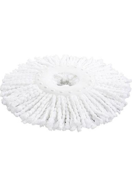 Döner Başlıklı Yuvarlak Yedek Mop Paspas Püskülü, Temizlik Kolaylığı Sağlar fiyatları