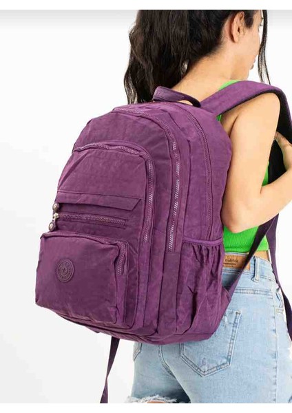 Eflanmadan Su Geçirmez Kumaştan Çok Bölmeli Unisex Okul ve Günlük Sırt Çantası fiyatları