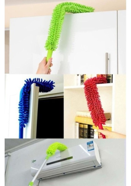 Püsküllü Makarna Mop Saplı, Temizlik Için Kullanışlı ve Pratik Toz Alma Aracı modelleri