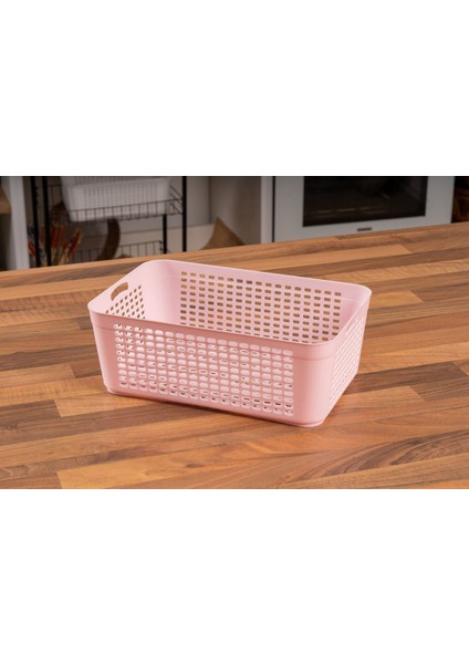 Pembe 4'lü Buz Dolabı Çekmecesi Düzenleyici, Mutfak Saklama Sepetleri modelleri