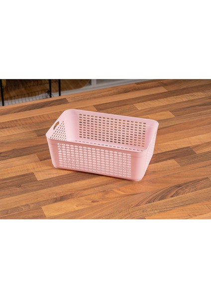 Pembe 4'lü Buz Dolabı Çekmecesi Düzenleyici, Mutfak Saklama Sepetleri fırsatları