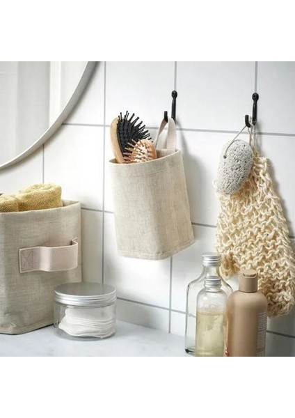 Bej Renkli, 10X10X15 cm Ölçülerinde Şık ve Kullanışlı Sepet indirimleri