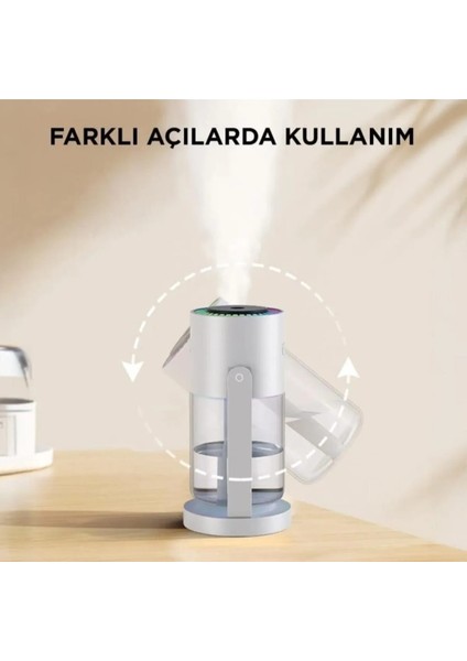 Mr Yıldız Projektör Hava Nemlendirici 280 ml Sessiz Buhar Makinesi Aroma Difüzör LED Işıklı Araç Nemlendirici fiyatları