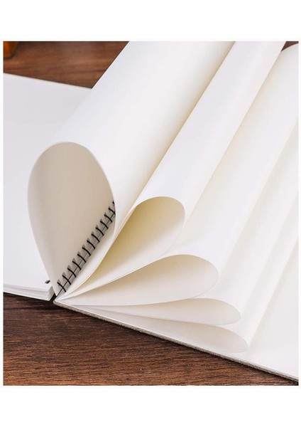 21 Renk Sulu Boya 35X50 cm Telli Spralli Resim Defteri Resim Paleti Resim Fırçası Temizleme Kabı Suluboya Okul Öğrenci