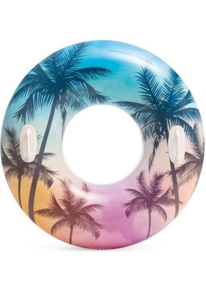 Renkli Desenli Simit 97 Cm, Eğlenceli ve Şık Ev Dekoru Için Ideal