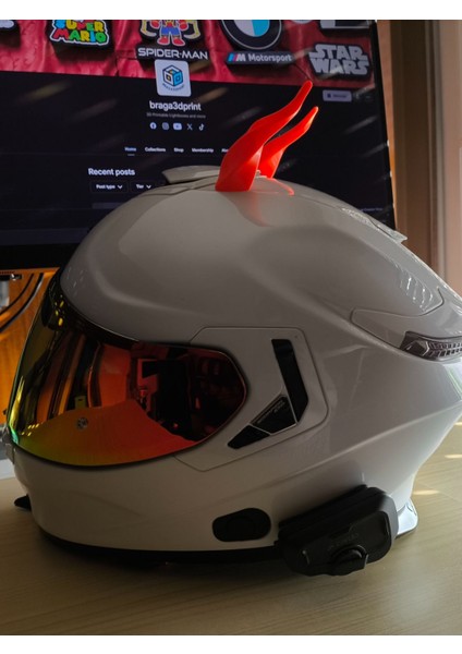 Kask Boynuz Kırmızı modelleri