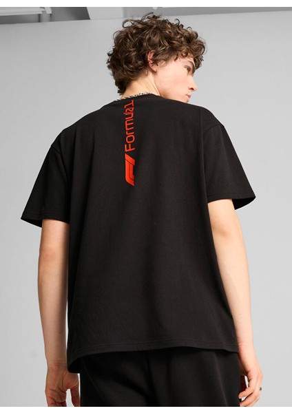 Siyah Erkek Regular Fit T-Shirt 63012201 F1 Ess+ Graphic Tee -Relax modelleri