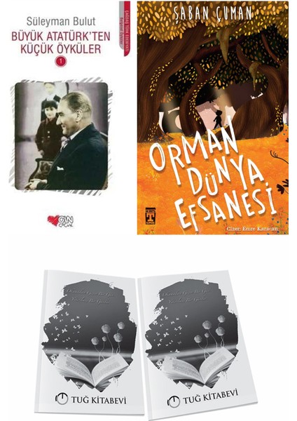 Büyük Atatürk'ten Küçük Öyküler 1 ve Orman Dünya Efsanesi + Hediyeli