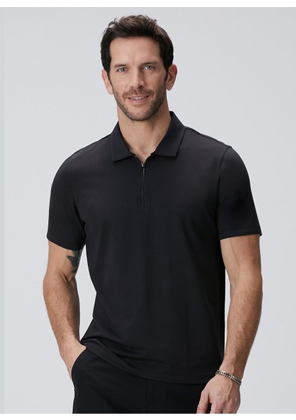 Siyah Erkek Slim Fit T-Shirt 1093860 modelleri
