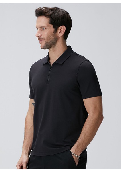 Siyah Erkek Slim Fit T-Shirt 1093860 fırsatları