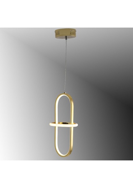 TT006-1-SR Tt Aydınlatma Minyon Modeli Tekli Sarı Kaplama LED Avize modelleri