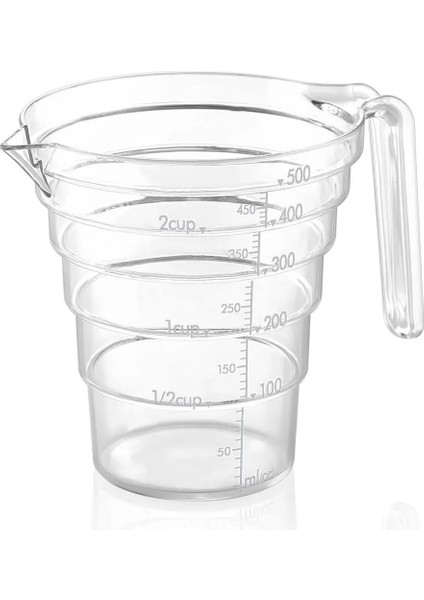 Turuncu 500 ml Ölçü Kabı, Kulplu, Pratik ve Kullanışlı Mutfak Gereci fiyatları