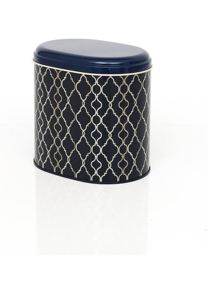 Çok Renkli Oval Metal Saklama Kabı 11X15 Cm, Desenli, Şık ve Dayanıklı fırsatları