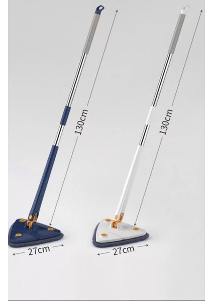 Teleskobik Üçgen Mikrofiber Mop, 360° Döner, Islak-Kuru, Çok Yönlü Temizlik Aracı fiyatları