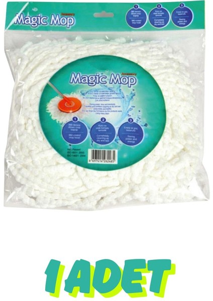 Mikrofiber Yedek Paspas Püskül, Uyumlu, Pratik ve Hafif Temizlik Aracı (1 Adet)