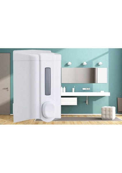 500 ml Beyaz Çok Amaçlı Sıvı Dispenser, Pratik ve Şık Tasarım