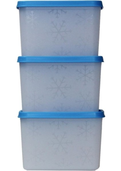1,1 Litre 3'lü Mavi Saklama Kabı Seti, Pratik ve Şık Depolama Çözümü fiyatları