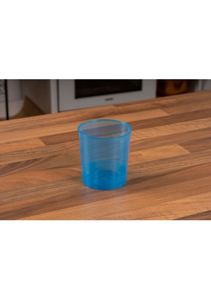 10 Adet Mavi Kırılmaz Bardak ve Kase, 380 Cc, Piknik, Kamp, Saklama, Tatlı, Baharat