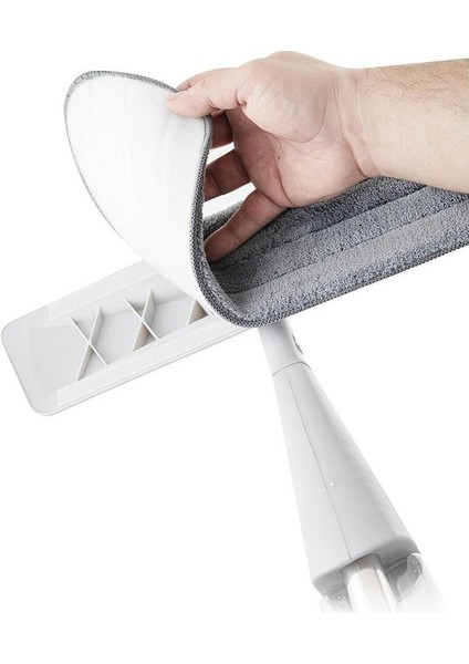 Metal Saplı 40 cm Spray Mop, Pratik ve Dayanıklı Temizlik Aracı