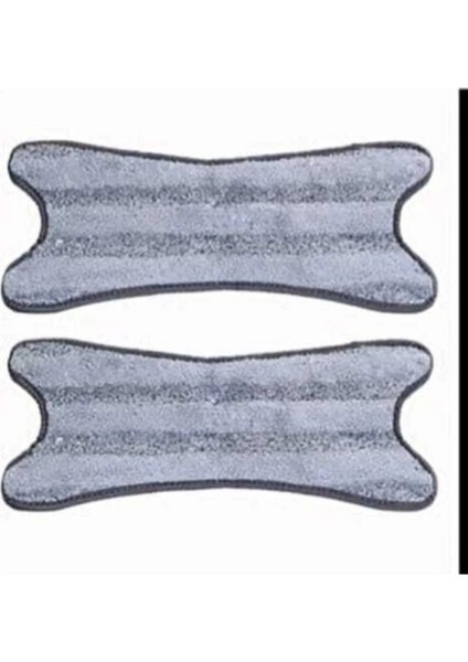 2'li Mikro Fiber x Mop Yedek Bezleri, Temizlik Için Uygun ve Dayanıklı Set